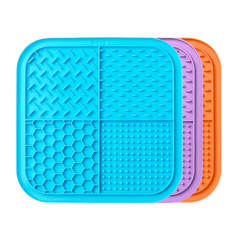 Đĩa thức ăn silicon cho thú cưng